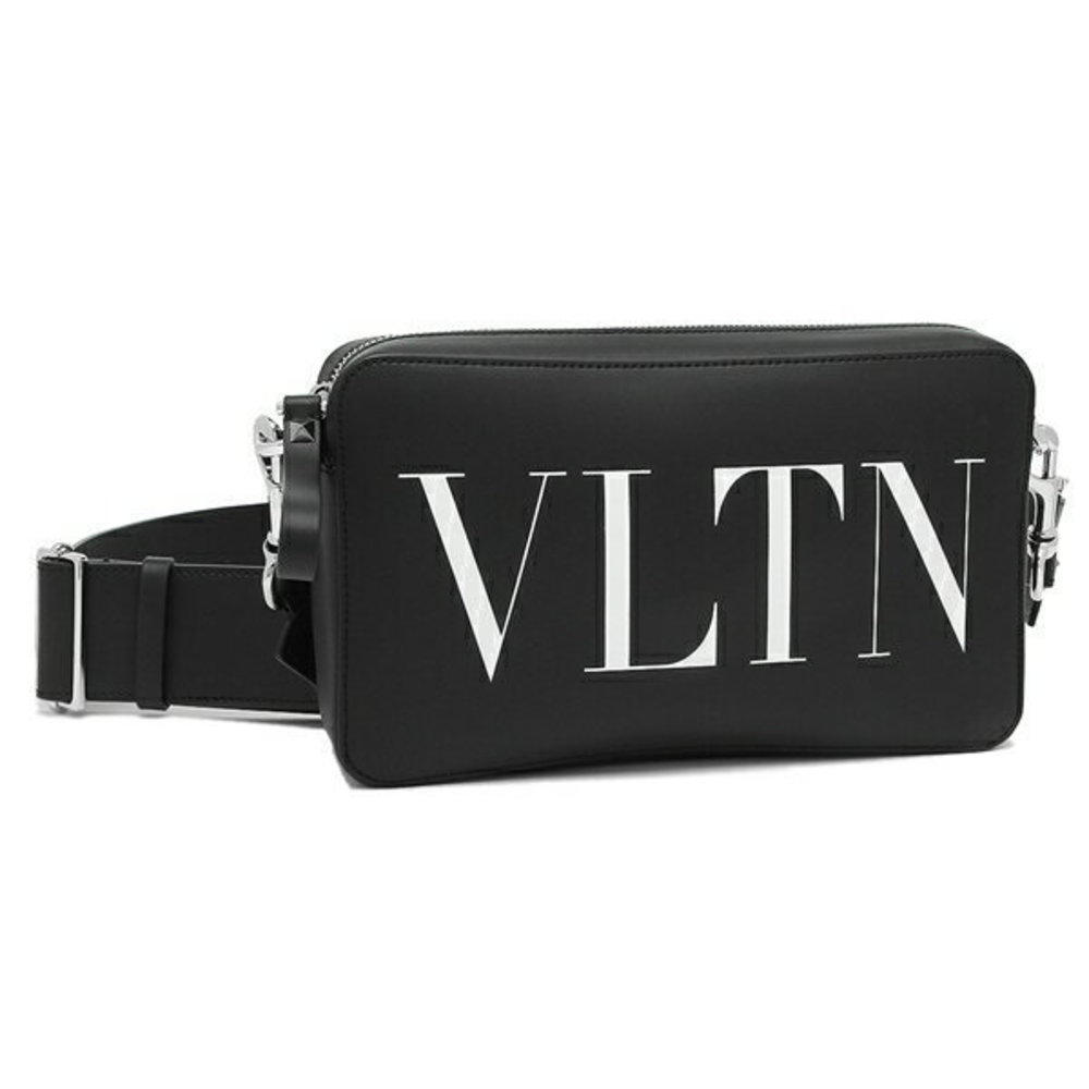 Valentino Garavani 3Y2B0704WJW 0NI Unisex Leather Shoulder Bag Black - Picture 1 of 8